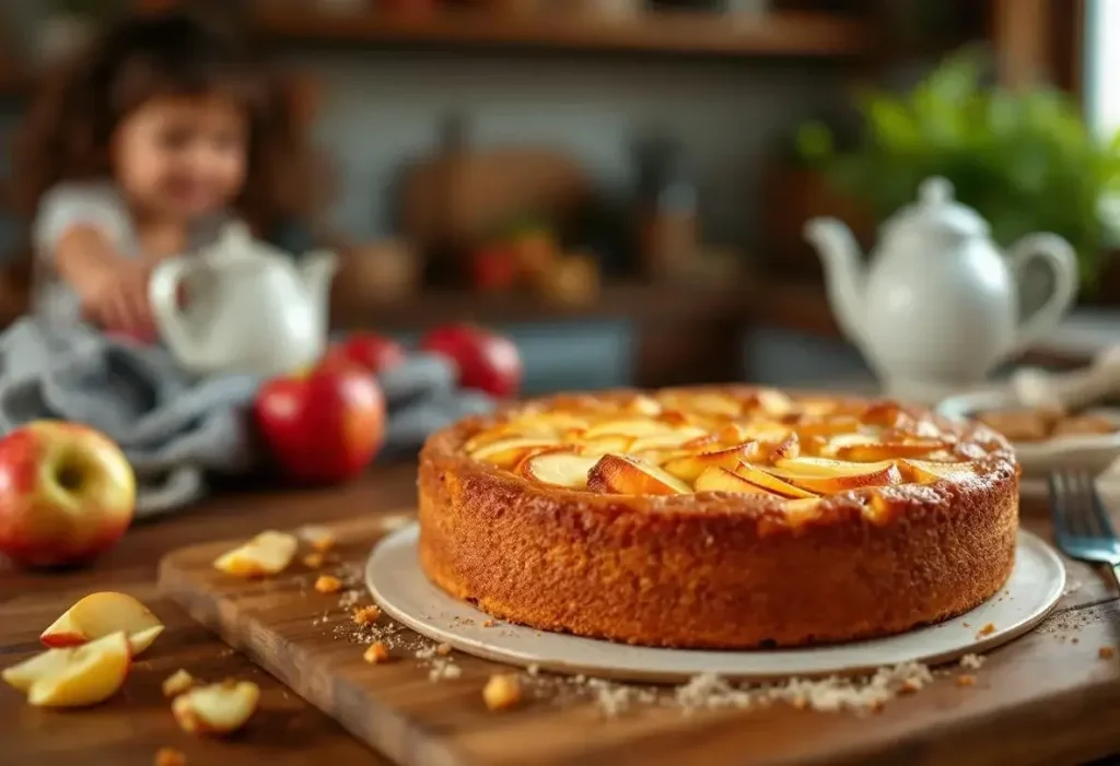 Ce gâteau aux pommes ultra moelleux fait fondre toute ma petite famille (recette ultra facile)