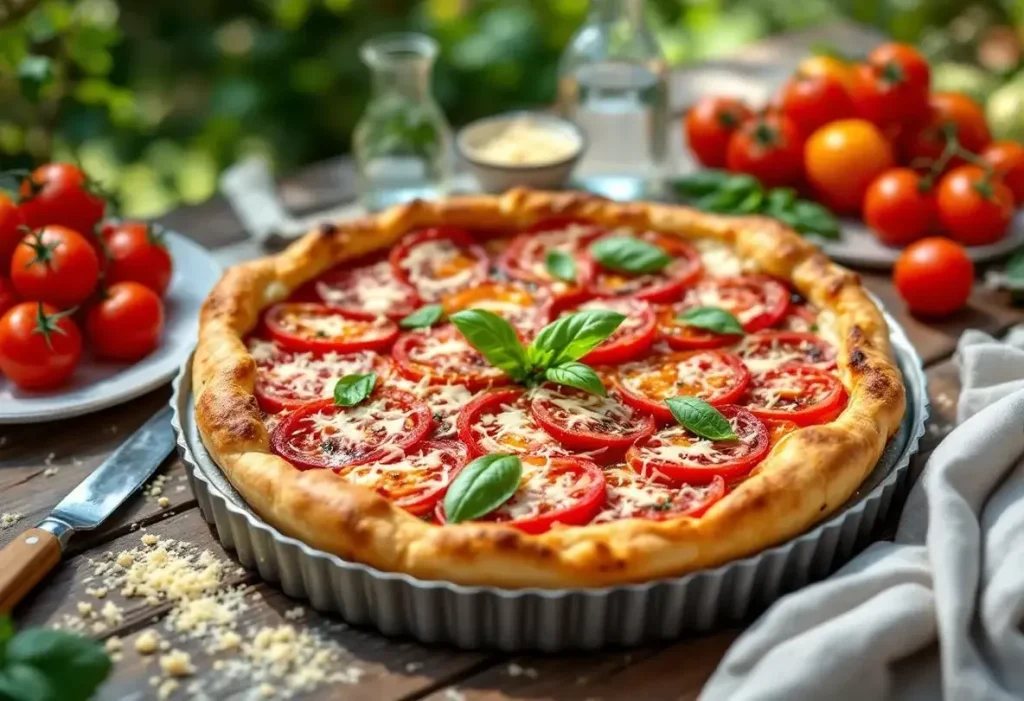 « Je ne fais plus que cette tarte tomate-parmesan l’été » : ma recette italienne ultra conviviale qui met tout le monde d’accord
