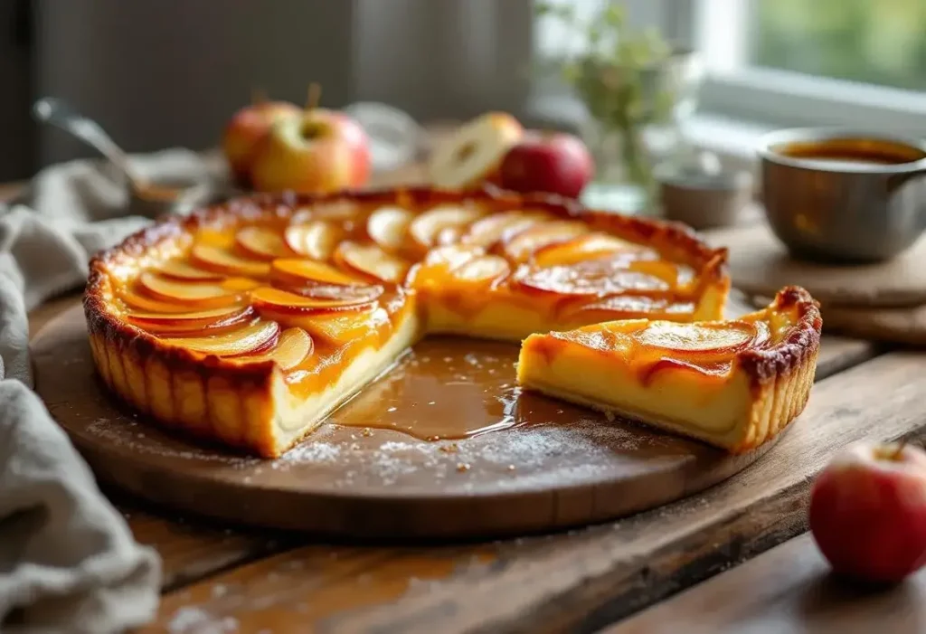 Norbert Tarayre revisite la tarte Tatin : version ultra légère, sans pâte brisée ni pâte feuilletée !