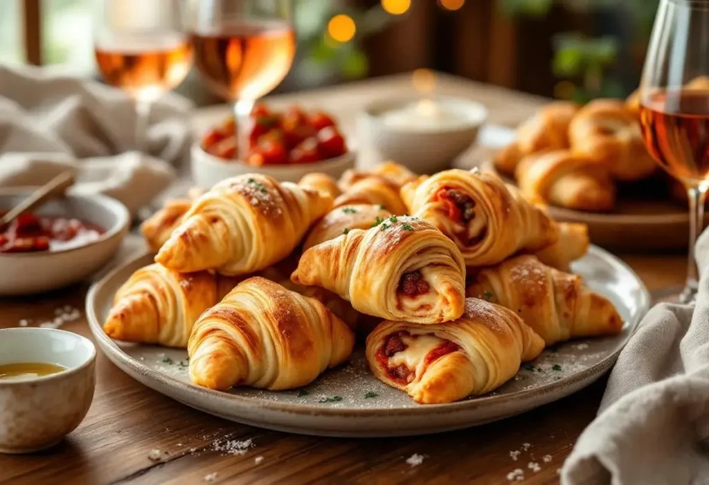 L’apéro Airfryer le plus simple : mini croissants façon pizza ultra crousti-fondants à partager